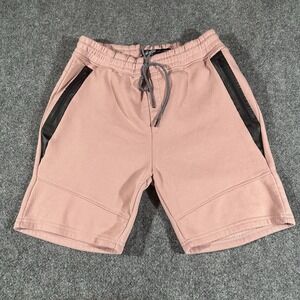 Brooklyn Cloth 5" short Men Size L fleece polyester pink